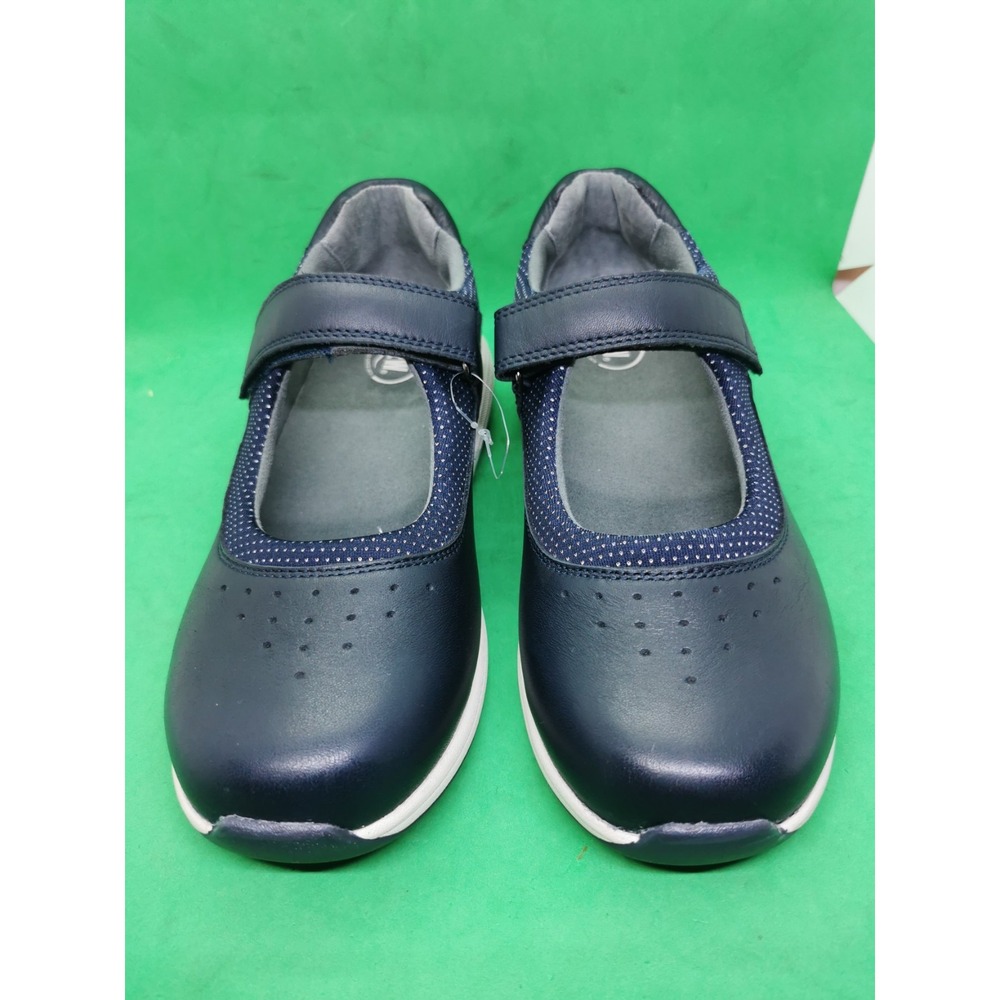 Drew Trust Navy Blue Over Strap Women's Therapeutic Shoes Size 8.5 M New